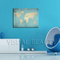 World Map Wall Printed Wall Sticker